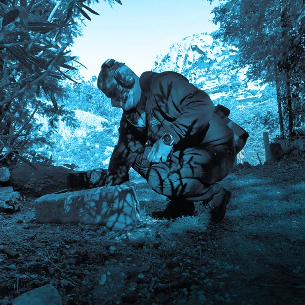 Détection de fuite sur le terrain